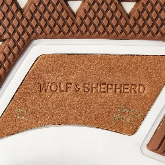 Wolf & Shepherd Men's Sneakers 11 Cream Tan SupremeKnit Trainers Sock New $175 - Picture 16 of 16